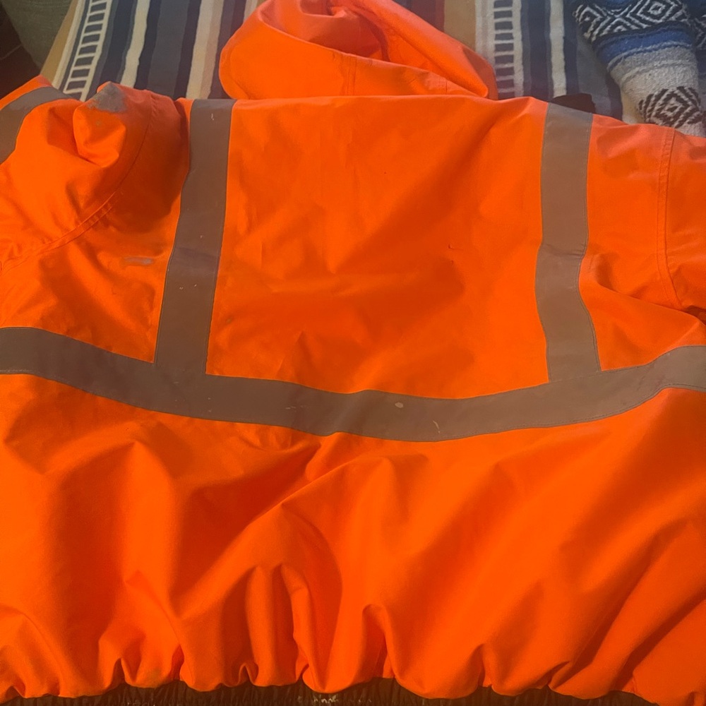 Work Ready Black and Orange Jacket